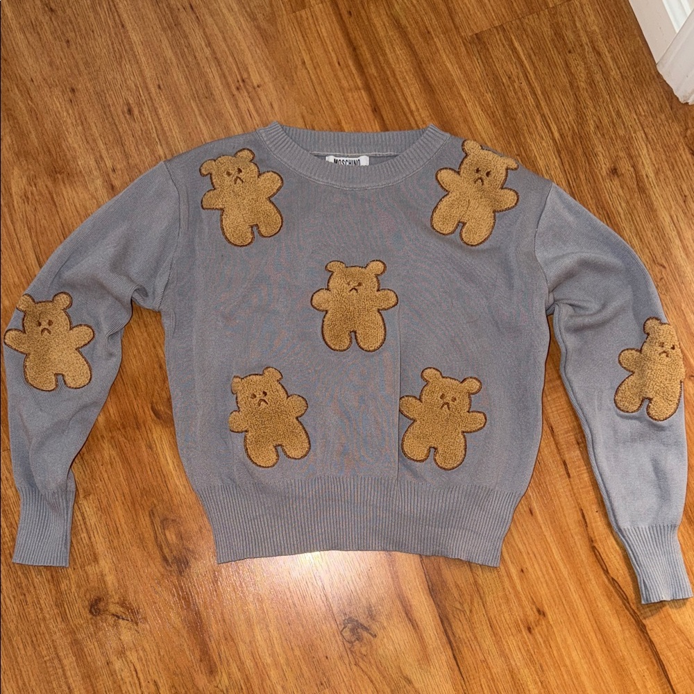 MOSCHINO Grumpy Teddy Sweater